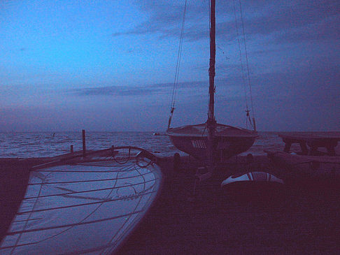 Fotos Der Strand beim Sonnenuntergang