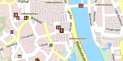 Stadtplan Liebfrauenbasilika (Maastricht) Maastricht